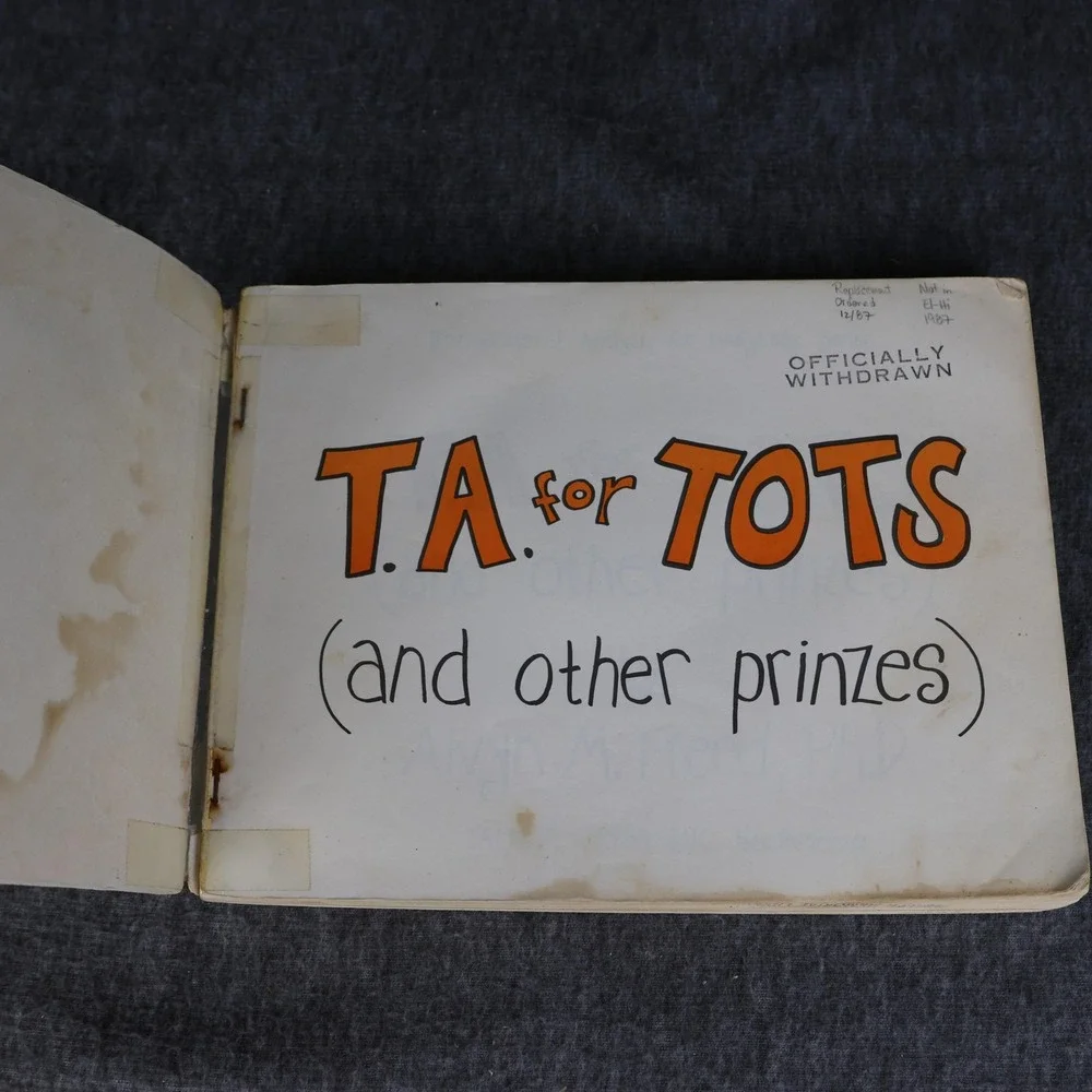 Vintage T.A. For TOTS And Other Prinzes Alvyn M Freed White PB Illustrated USA